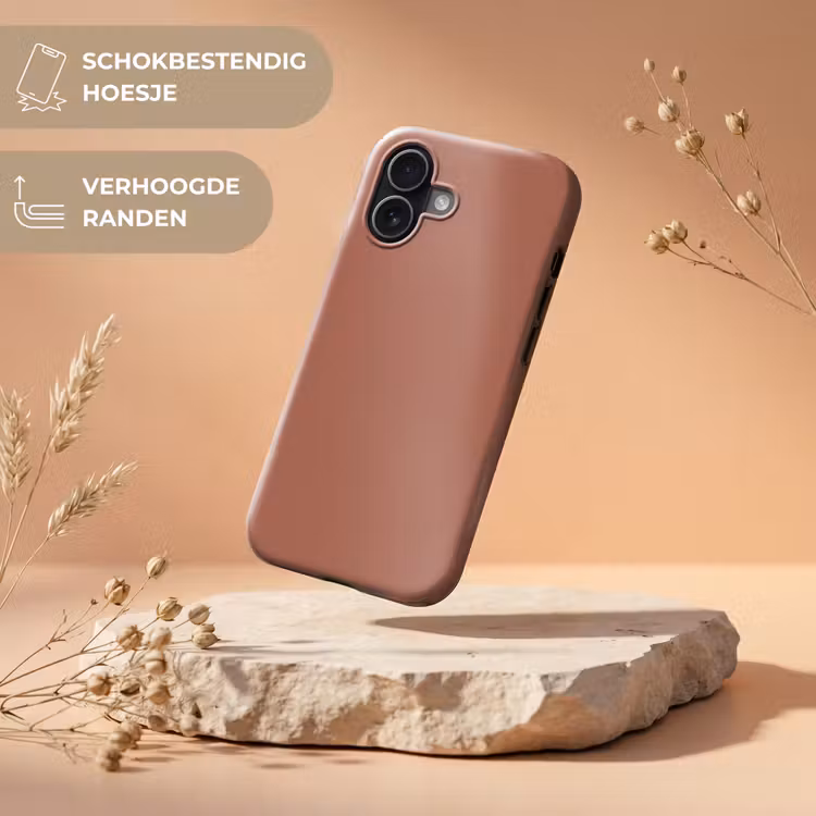 Baked - Earth - Oranje Toughcase MagSafe Apple iPhone 17 klein 1017 -USP_RandenV_NL