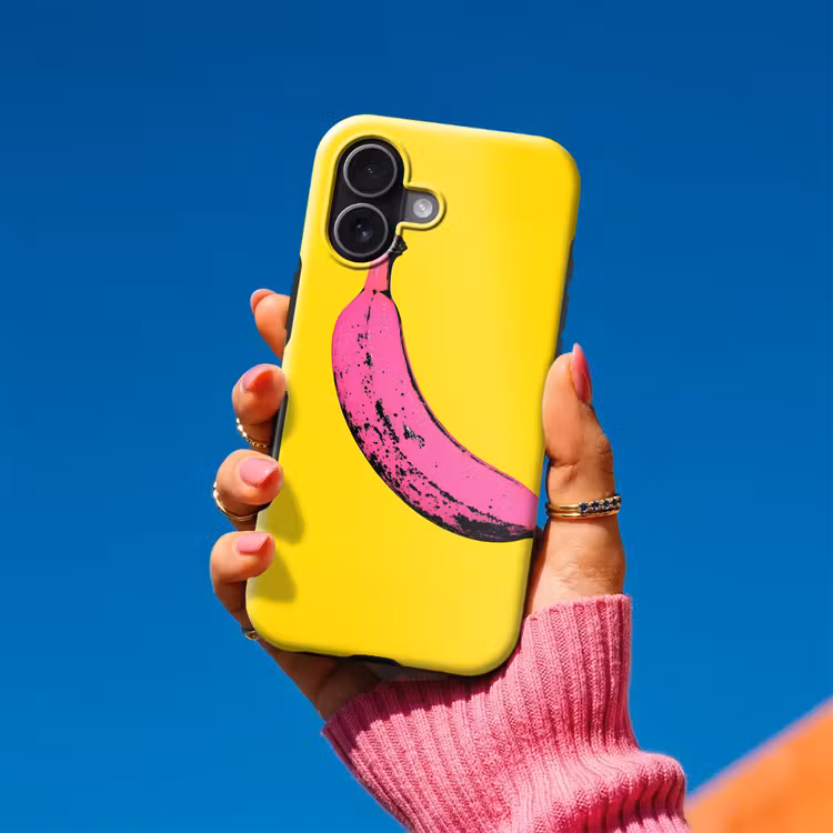 Banaan - Grafisch - Geel Toughcase MagSafe Apple iPhone 17 klein -Sfeer1V