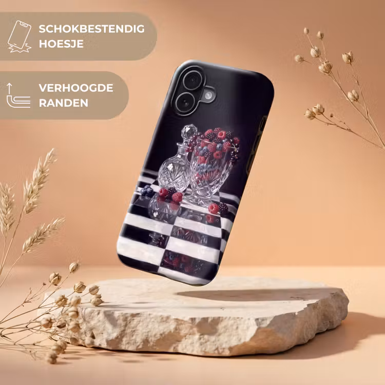Telefoonhoesje Toughcase - Bessen - Kristal - Stilleven - Bessen - Kristal - Stilleven Toughcase MagSafe Apple iPhone 17 klein