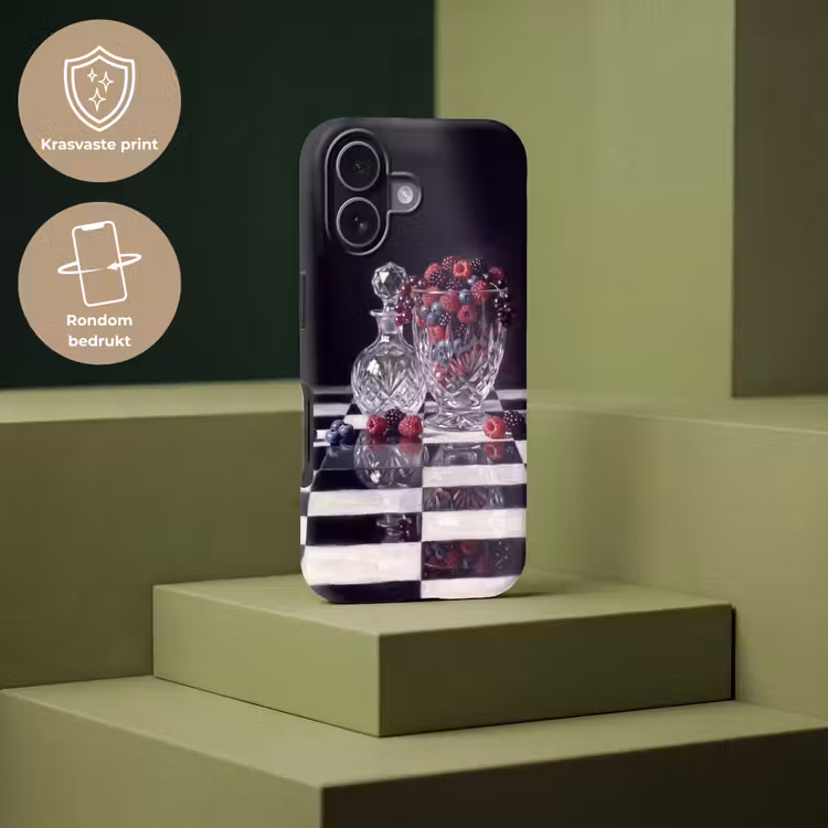 Telefoonhoesje Toughcase - Bessen - Kristal - Stilleven - Bessen - Kristal - Stilleven Toughcase MagSafe Apple iPhone 17 klein