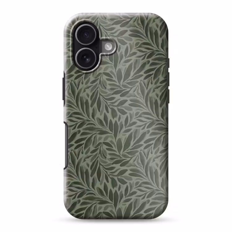 Bladeren - Organisch - Groen Toughcase MagSafe Apple iPhone 17 klein 1017 -3d