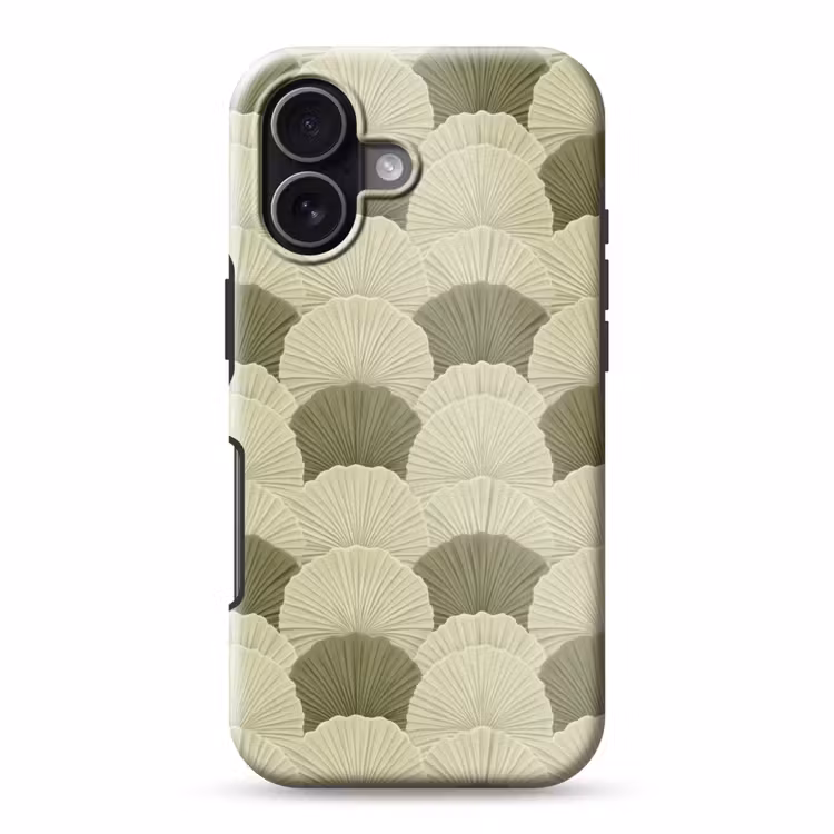 Bladeren - Structuur - Groen Toughcase MagSafe Apple iPhone 17 klein 1017 -3d