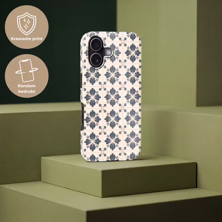 Bladvorm - Klassiek - Kleurrijk Toughcase MagSafe Apple iPhone 17 klein 1017 -USP_PrintM_NL