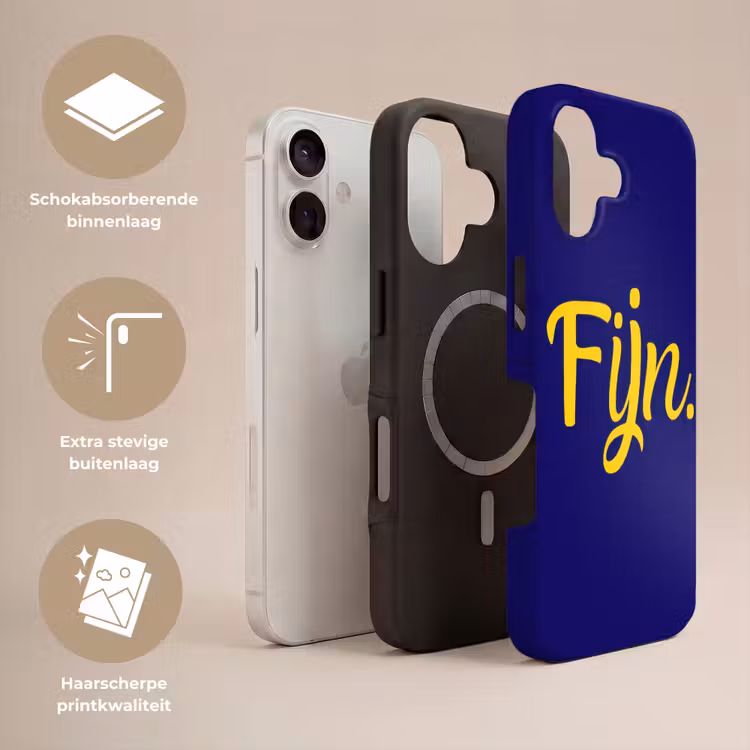 Blauw - Geel - Fijn Toughcase MagSafe Apple iPhone 17 klein -USP_Lagen_NL