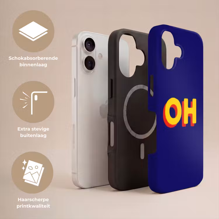 Blauw - Geel - OH - Schaduw Toughcase MagSafe Apple iPhone 17 klein -USP_Lagen_NL