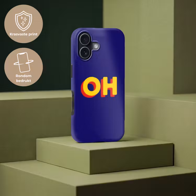 Blauw - Geel - OH - Schaduw Toughcase MagSafe Apple iPhone 17 klein -USP_PrintM_NL