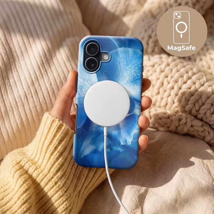 Blauw - Orchidee - Elegeant Toughcase MagSafe Apple iPhone 17 klein -USP_MagsafeV