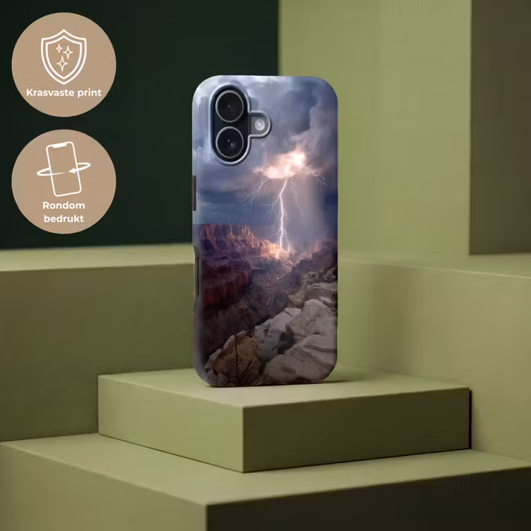 Bliksem - Wolken - Canyon Toughcase MagSafe Apple iPhone 17 klein -USP_PrintM_NL