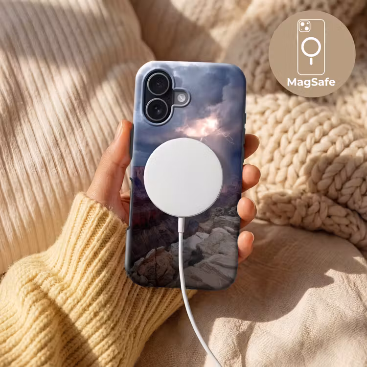 Bliksem - Wolken - Canyon Toughcase MagSafe Apple iPhone 17 klein -USP_MagsafeV