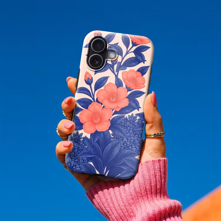 Telefoonhoesje Toughcase - Bloemen - Bladeren - Botanisch - Bloemen - Bladeren - Botanisch Toughcase MagSafe Apple iPhone 17 klein