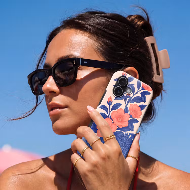 Telefoonhoesje Toughcase - Bloemen - Bladeren - Botanisch - Bloemen - Bladeren - Botanisch Toughcase MagSafe Apple iPhone 17 klein