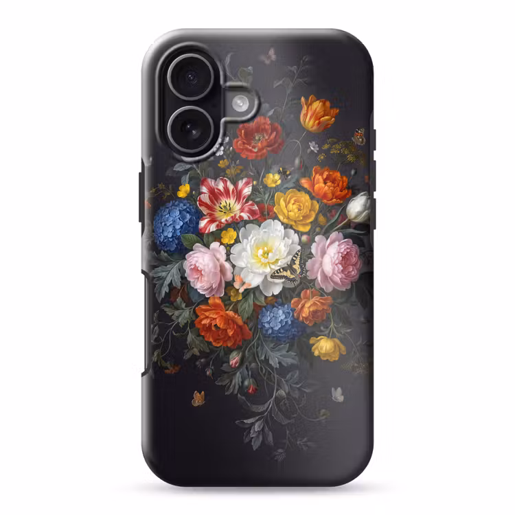 Bloemen - Boeket - Klassiek - Kleurrijk - Natuur Toughcase MagSafe Apple iPhone 17 klein -3d