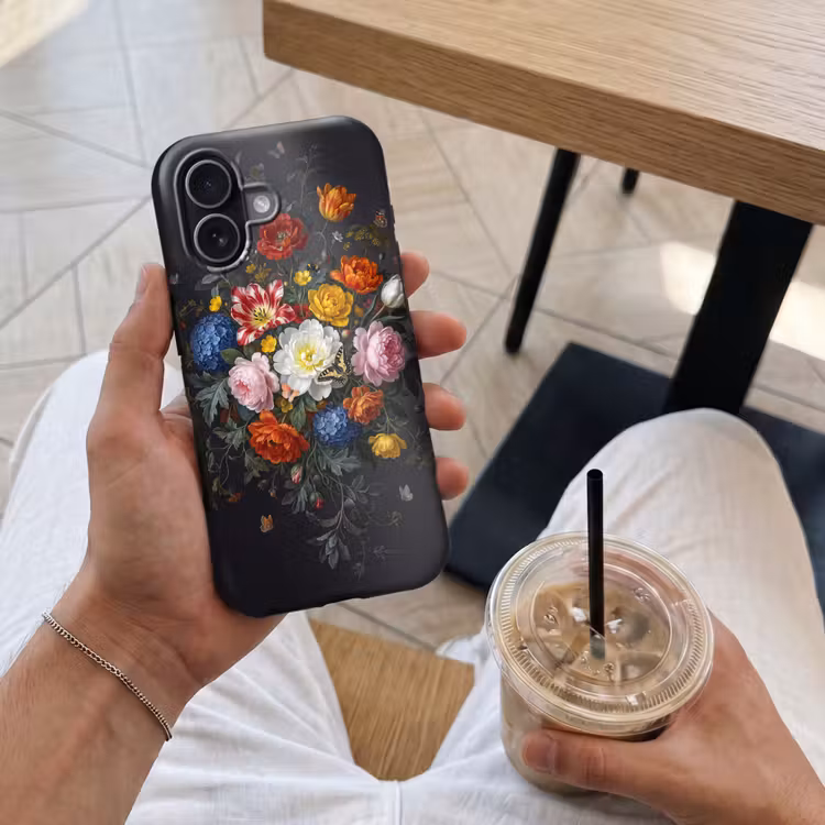 Bloemen - Boeket - Klassiek - Kleurrijk - Natuur Toughcase MagSafe Apple iPhone 17 klein -Sfeer1M