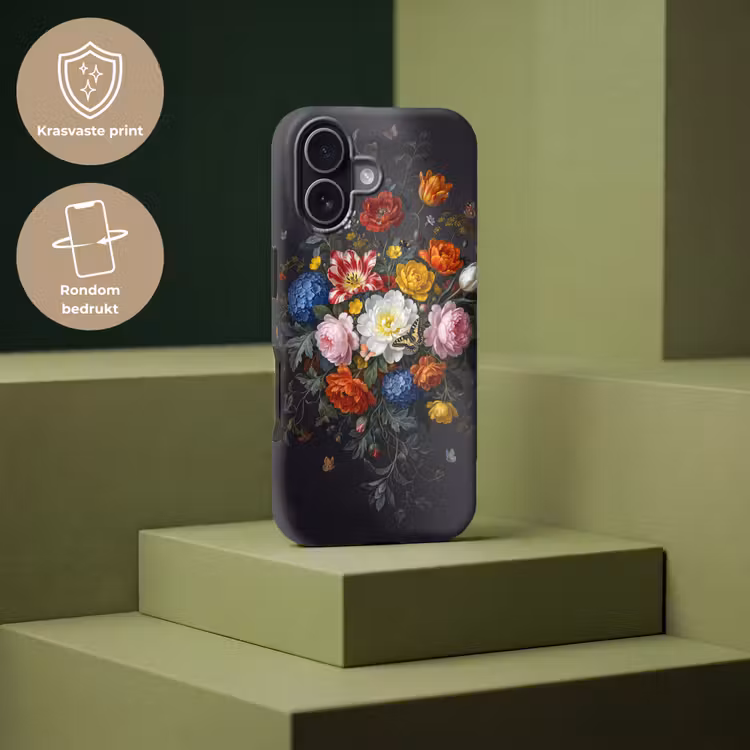Bloemen - Boeket - Klassiek - Kleurrijk - Natuur Toughcase MagSafe Apple iPhone 17 klein -USP_PrintM_NL