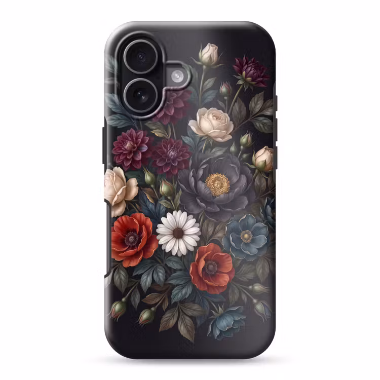 Bloemen - Boeket - Natuur - Klassiek - Weelderig Toughcase MagSafe Apple iPhone 17 klein -3d
