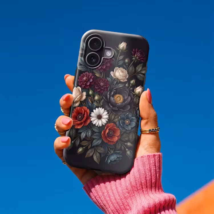 Bloemen - Boeket - Natuur - Klassiek - Weelderig Toughcase MagSafe Apple iPhone 17 klein -Sfeer1V