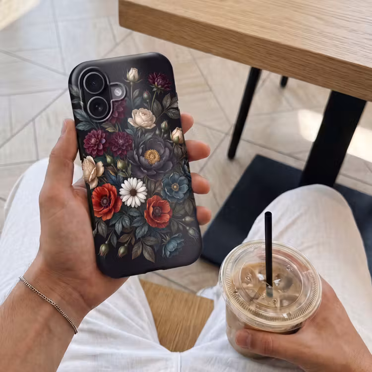 Bloemen - Boeket - Natuur - Klassiek - Weelderig Toughcase MagSafe Apple iPhone 17 klein -Sfeer1M