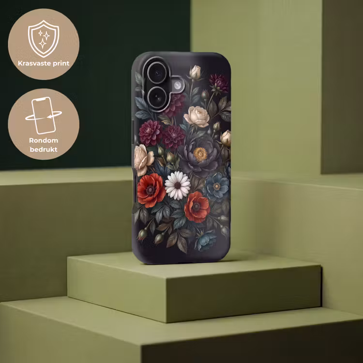 Bloemen - Boeket - Natuur - Klassiek - Weelderig Toughcase MagSafe Apple iPhone 17 klein -USP_PrintM_NL