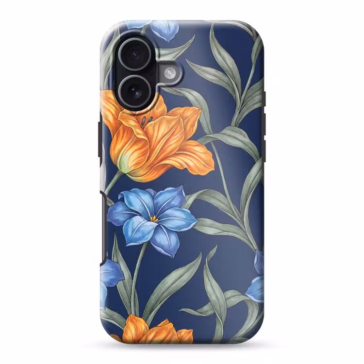 Telefoonhoesje Toughcase - Bloemen - Botanisch - Patroon - Bloemen - Botanisch - Patroon Toughcase MagSafe Apple iPhone 17 klein