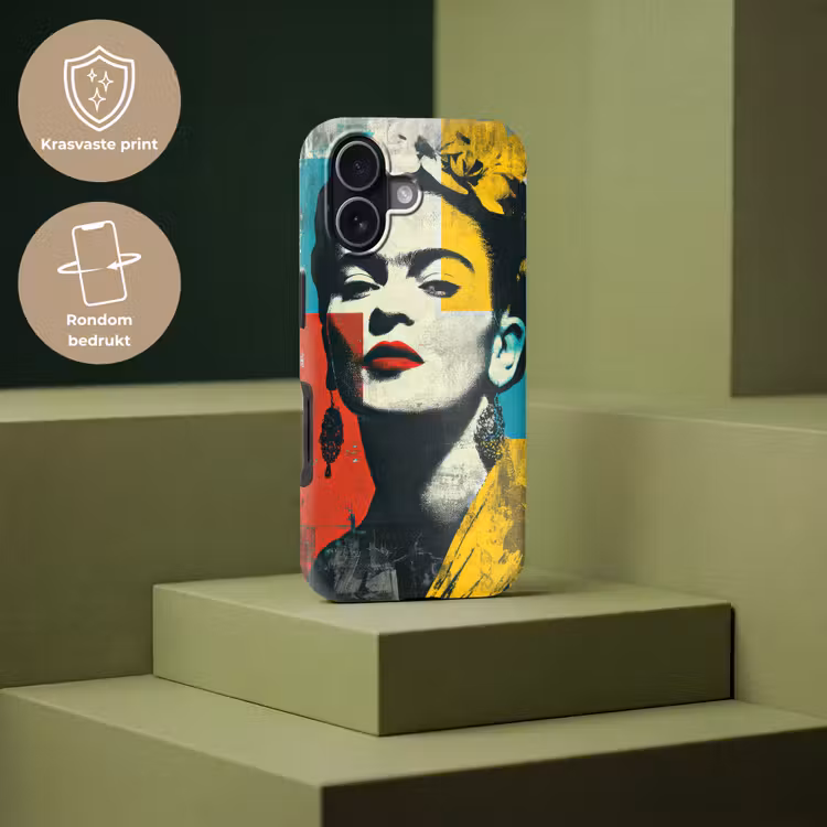 Bloemen - Felle kleuren - Grafisch - Modern Toughcase MagSafe Apple iPhone 17 klein -USP_PrintM_NL