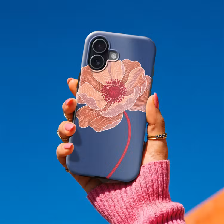 Telefoonhoesje Toughcase - Bloemen - Modern - Abstract - Bloemen - Modern - Abstract Toughcase MagSafe Apple iPhone 17 klein