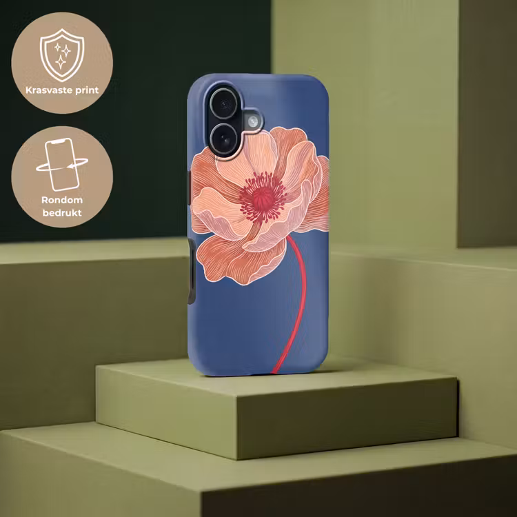 Telefoonhoesje Toughcase - Bloemen - Modern - Abstract - Bloemen - Modern - Abstract Toughcase MagSafe Apple iPhone 17 klein
