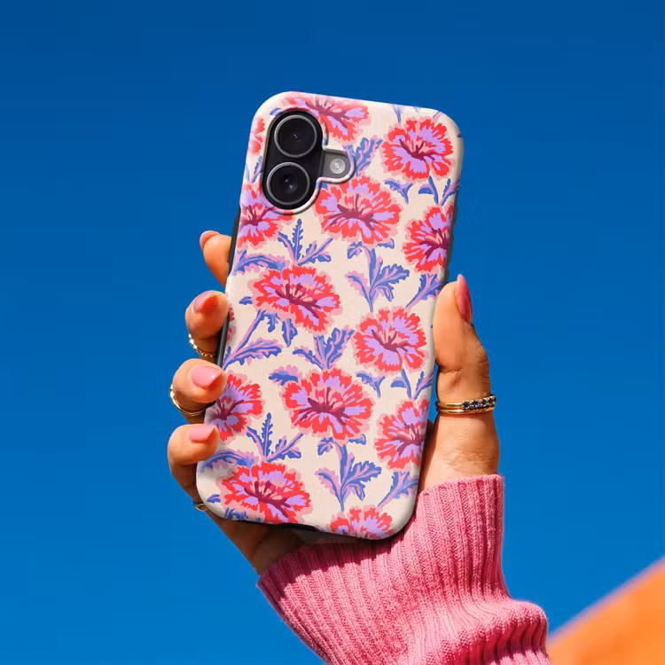 Bloemen - Patroon - Meerkleurig Toughcase MagSafe Apple iPhone 17 klein 1017 -Sfeer1V
