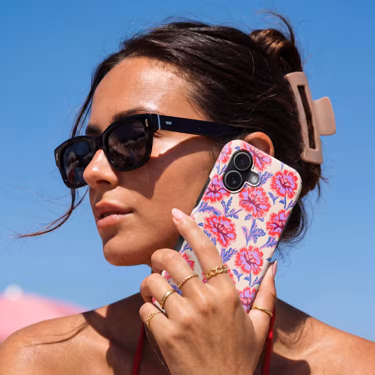 Bloemen - Patroon - Meerkleurig Toughcase MagSafe Apple iPhone 17 klein 1017 -Sfeer2V