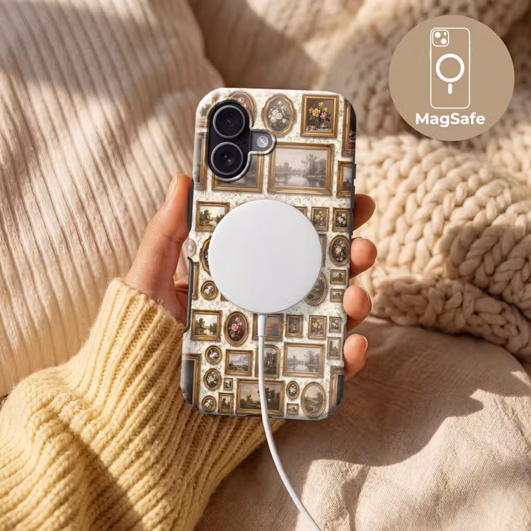 Bloemen - Roze - Stilleven - Klassiek Toughcase MagSafe Apple iPhone 17 klein -USP_MagsafeV