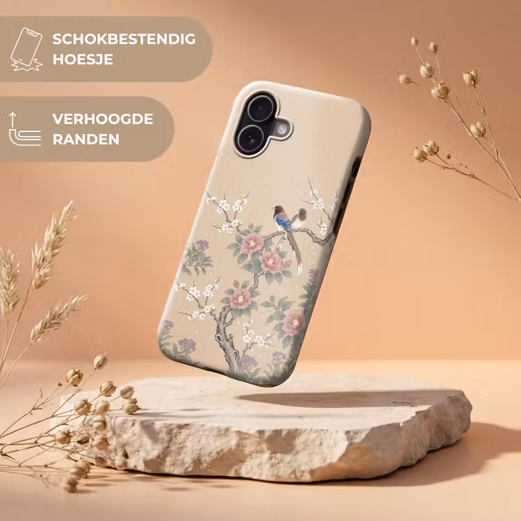 Bloemen - Vogels - Bloemen Toughcase MagSafe Apple iPhone 17 klein -USP_RandenV_NL