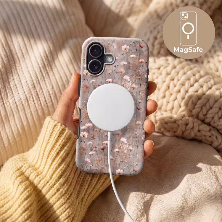 Bloemen - Wild - Pastel Toughcase MagSafe Apple iPhone 17 klein 1017 -USP_MagsafeV