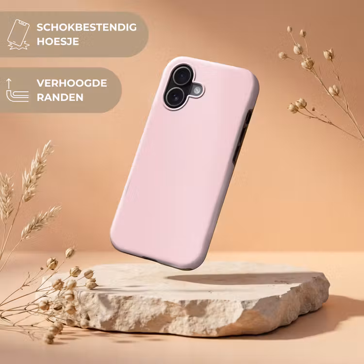 Blush - Pink - Roze Toughcase MagSafe Apple iPhone 17 klein 1017 -USP_RandenV_NL