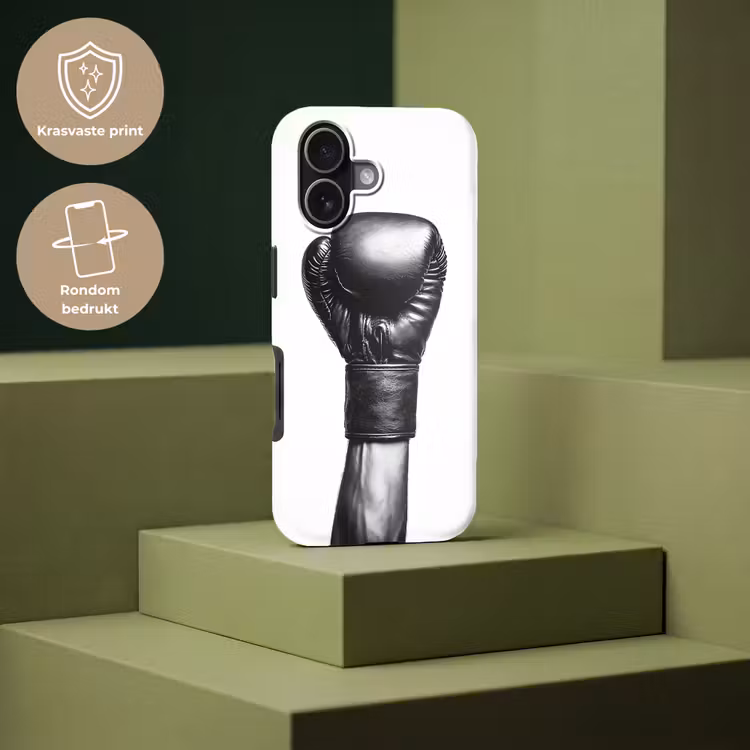 Bokshandschoen - Zwart - Hand Toughcase MagSafe Apple iPhone 17 klein -USP_PrintM_NL