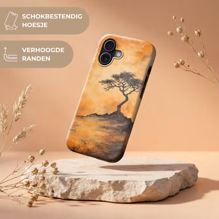 Boom - Landschap - Oranje Toughcase MagSafe Apple iPhone 17 klein -USP_RandenV_NL