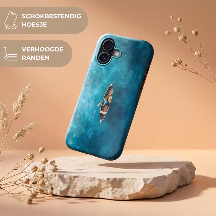 Bootje - Water - Blauw Toughcase MagSafe Apple iPhone 17 klein -USP_RandenV_NL