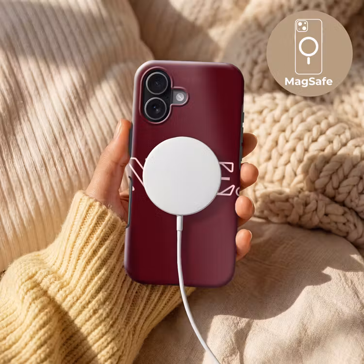 Bordeaux - Nice - minimalistisch Toughcase MagSafe Apple iPhone 17 klein -USP_MagsafeV