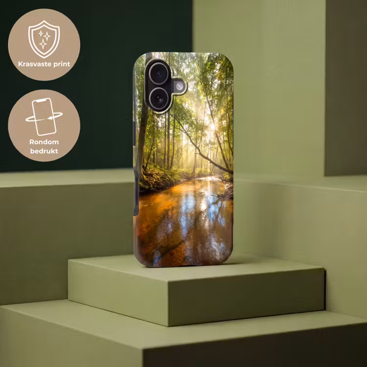Bos - Beek - Zonlicht - Natuur - Groen Toughcase MagSafe Apple iPhone 17 klein -USP_PrintM_NL