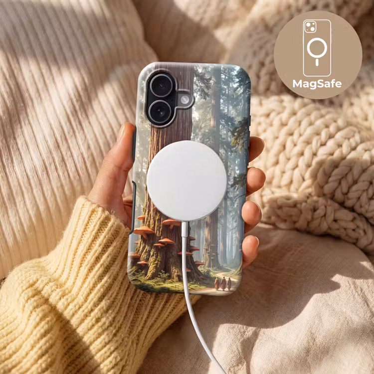 Telefoonhoesje Toughcase - Bos - Bomen - Natuur - Bos - Bomen - Natuur Toughcase MagSafe Apple iPhone 17 klein