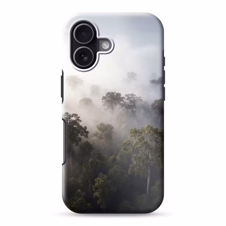 Bos - Mist - Natuur - Groen Toughcase MagSafe Apple iPhone 17 klein -3d