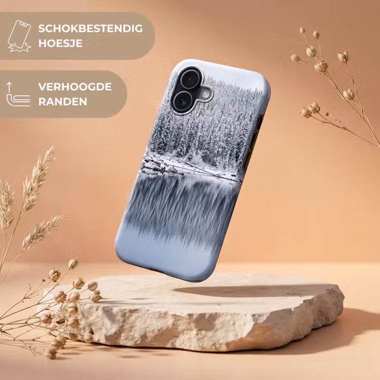 Bos - Reflectie - Meer - Winter - Serene Toughcase MagSafe Apple iPhone 17 klein -USP_RandenV_NL