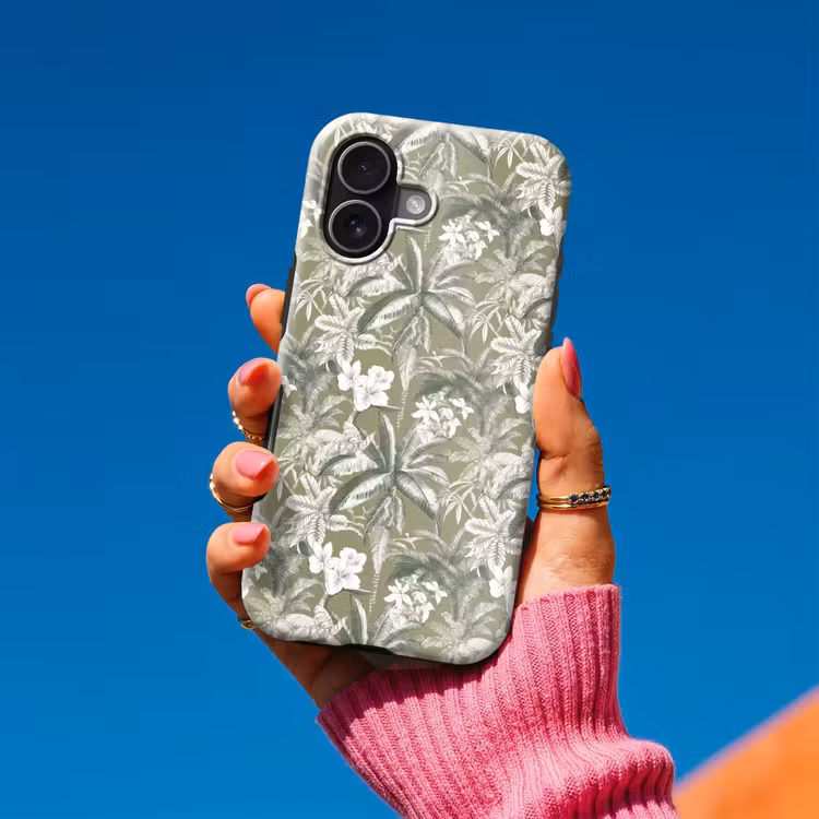 Botanisch - Bloemen - Groen Toughcase MagSafe Apple iPhone 17 klein 1017 -Sfeer1V