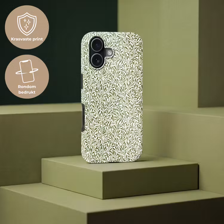 Botanisch - Takken - Groen Toughcase MagSafe Apple iPhone 17 klein 1017 -USP_PrintM_NL