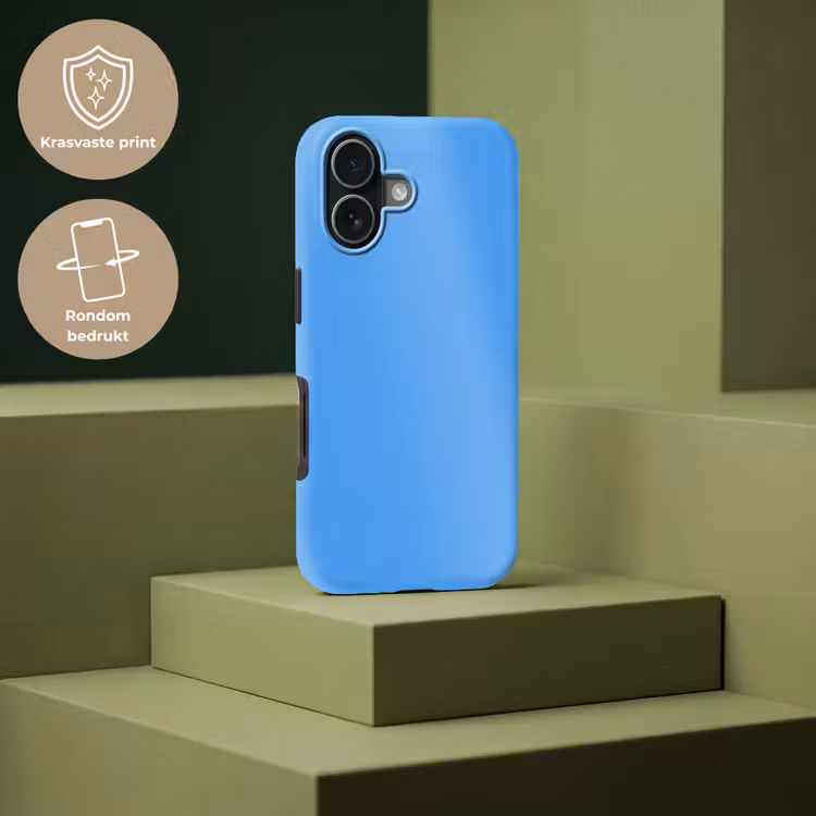Bright - Azure - Blauw Toughcase MagSafe Apple iPhone 17 klein 1017 -USP_PrintM_NL