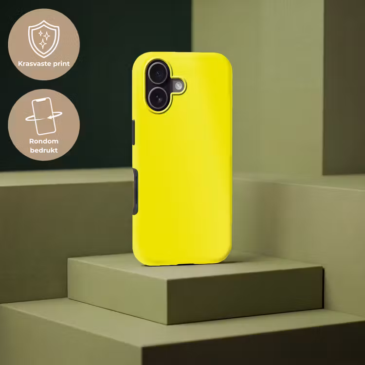 Bright - Canary - Geel Toughcase MagSafe Apple iPhone 17 klein 1017 -USP_PrintM_NL