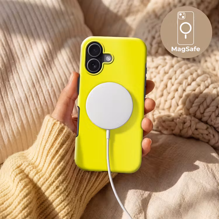 Bright - Canary - Geel Toughcase MagSafe Apple iPhone 17 klein 1017 -USP_MagsafeV