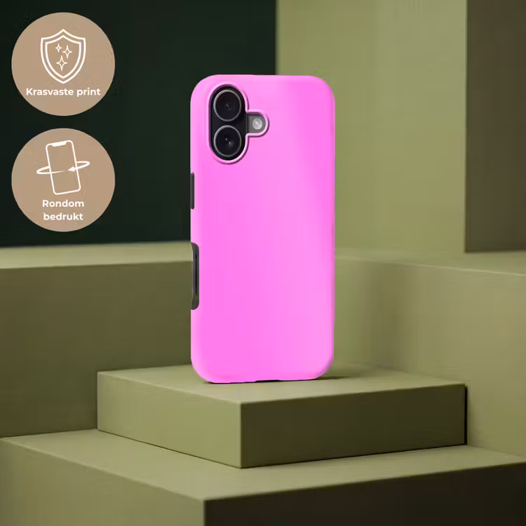Bright - Orchid - Roze Toughcase MagSafe Apple iPhone 17 klein 1017 -USP_PrintM_NL