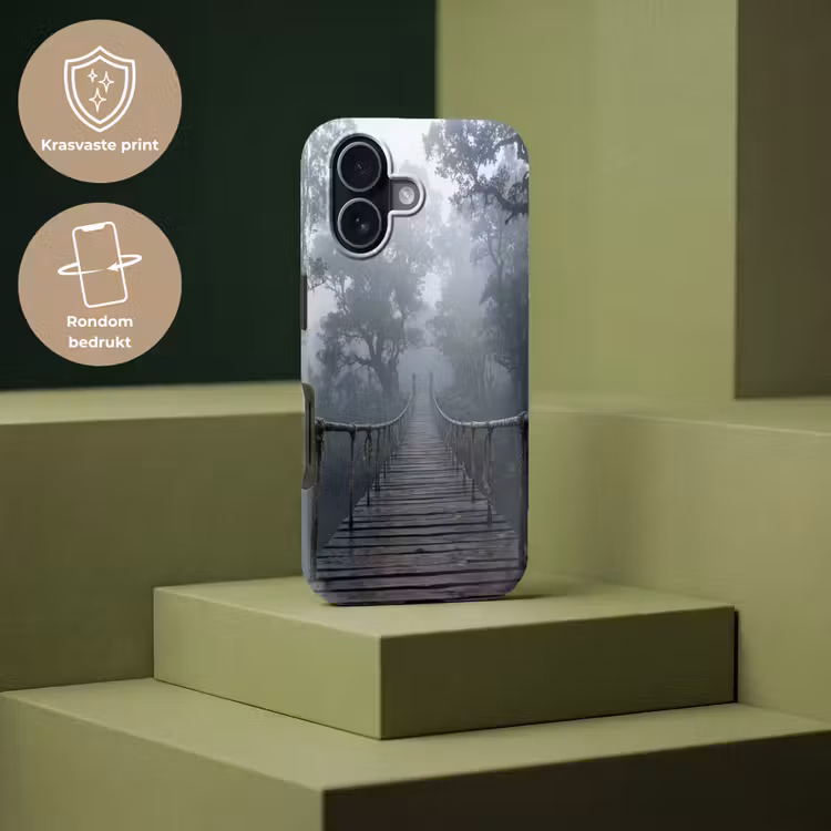 Brug - Jungle - Mist - Natuur Toughcase MagSafe Apple iPhone 17 klein -USP_PrintM_NL