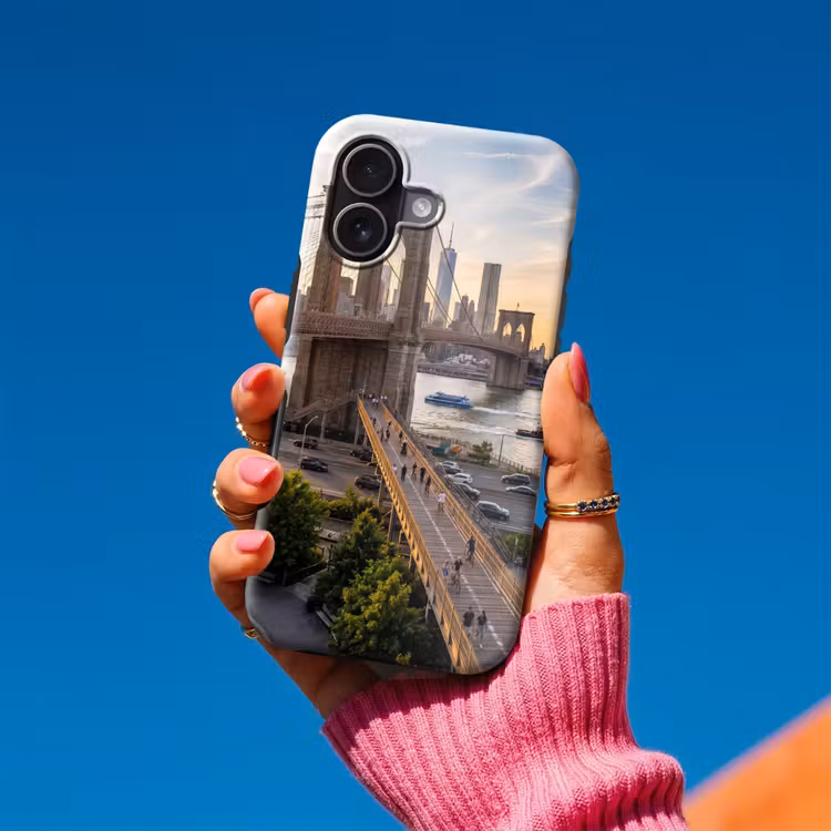Brug - Rivier - Stad - Zonsondergang - Architectuur Toughcase MagSafe Apple iPhone 17 klein -Sfeer1V