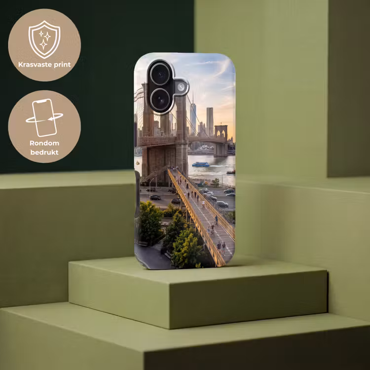 Brug - Rivier - Stad - Zonsondergang - Architectuur Toughcase MagSafe Apple iPhone 17 klein -USP_PrintM_NL