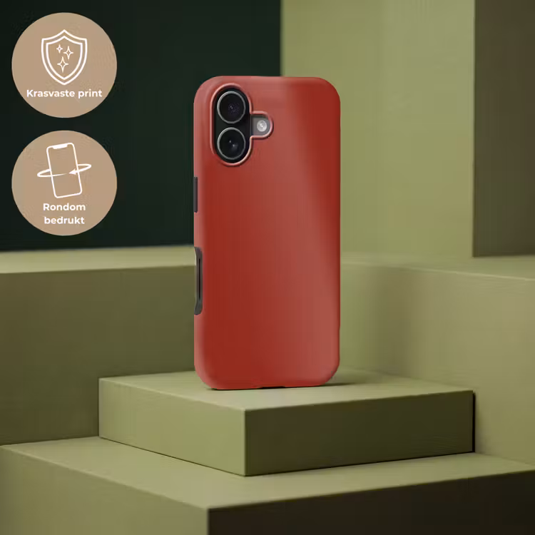 Burnt - Copper - Rood Toughcase MagSafe Apple iPhone 17 klein 1017 -USP_PrintM_NL